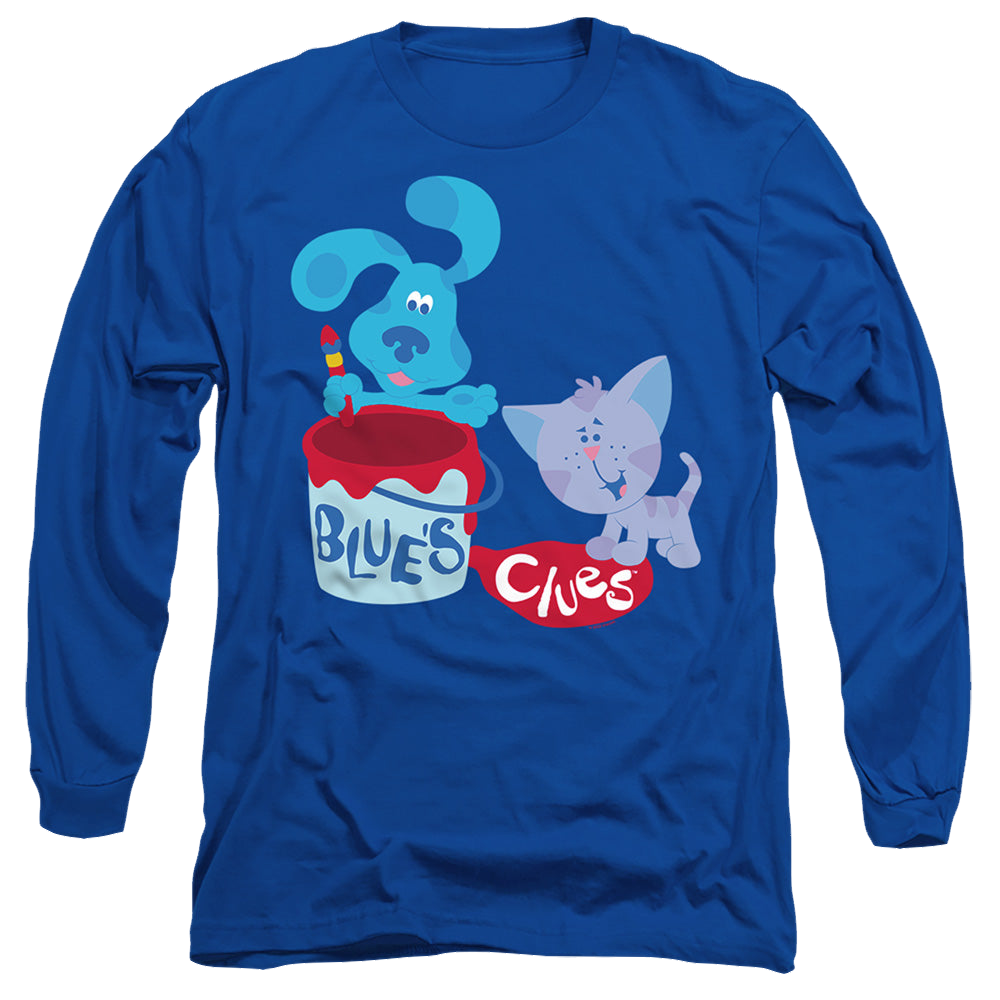 Blue's Clues Paint It! - Men's Long Sleeve T-Shirt Men's Long Sleeve T-Shirt Blue's Clues   