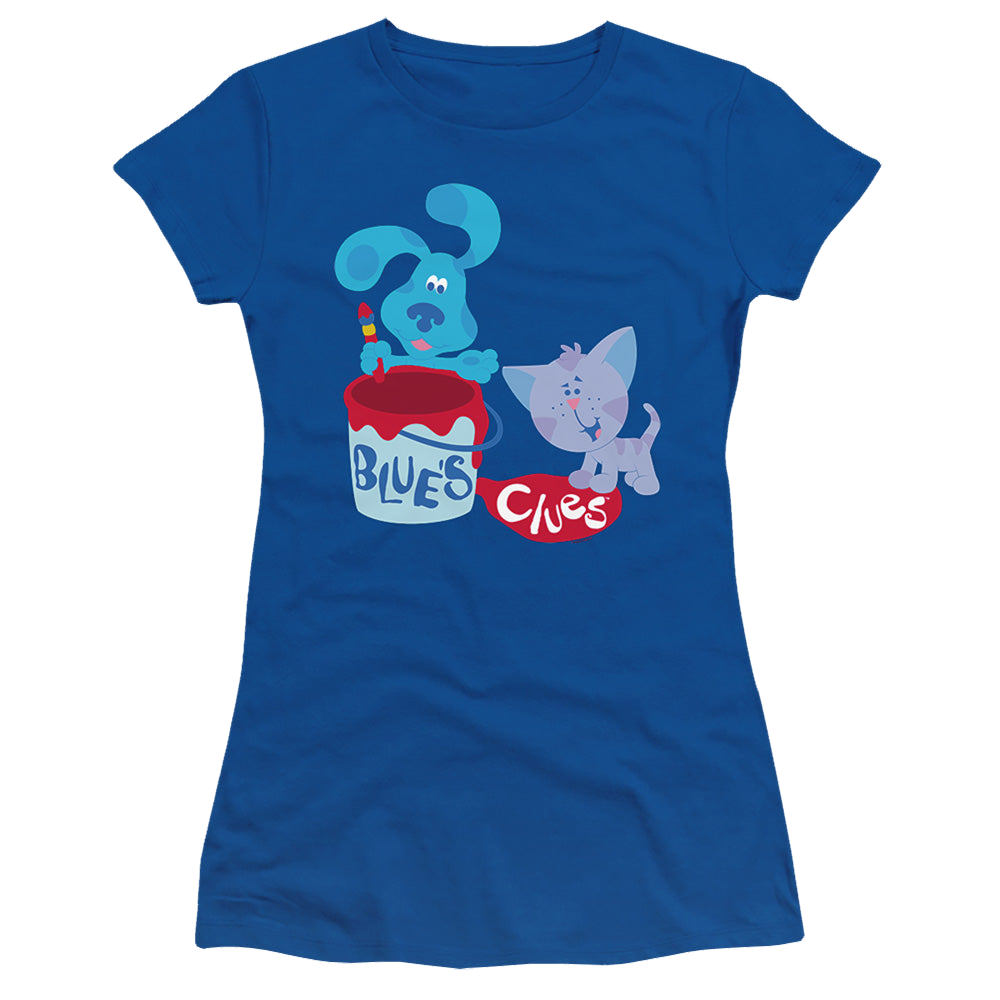 Blue's Clues Paint It! - Juniors T-Shirt Juniors T-Shirt Blue's Clues   