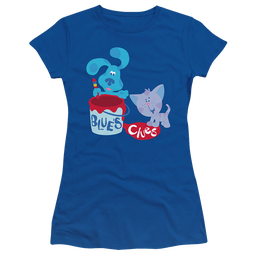 Blue's Clues Paint It! - Juniors T-Shirt Juniors T-Shirt Blue's Clues   