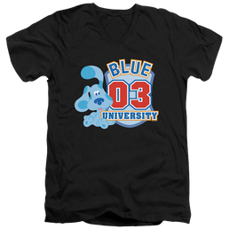 Blue's Clues University - Men's V-Neck T-Shirt Men's V-Neck T-Shirt Blue's Clues   