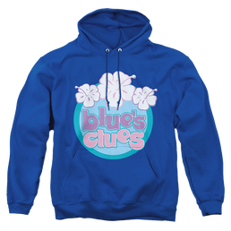 Blue's Clues Hawaiian Flowers - Pullover Hoodie Pullover Hoodie Blue's Clues   