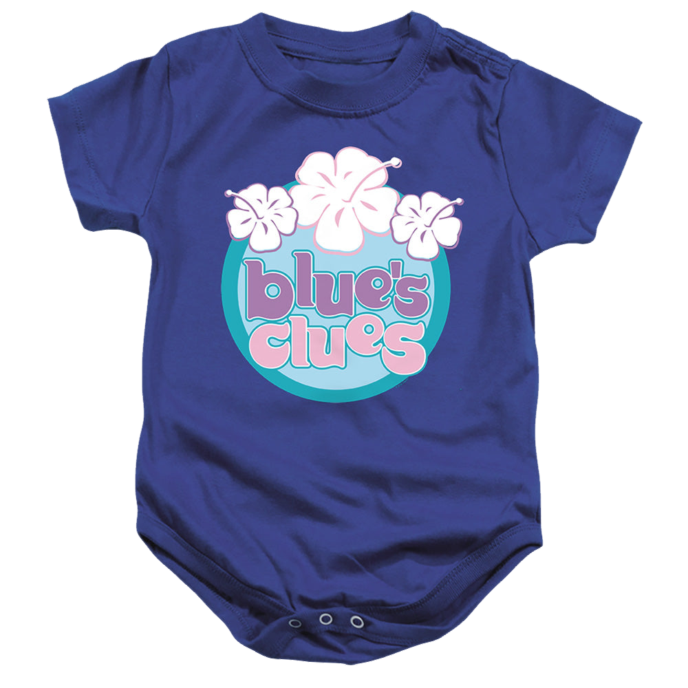 Blue's Clues Hawaiian Flowers - Baby Bodysuit Baby Bodysuit Blue's Clues   