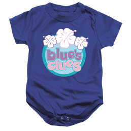 Blue's Clues Hawaiian Flowers - Baby Bodysuit Baby Bodysuit Blue's Clues   