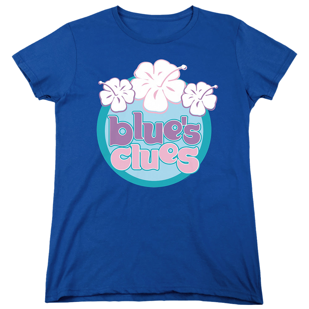 Blue's Clues Hawaiian Flowers - Women's T-Shirt Women's T-Shirt Blue's Clues   