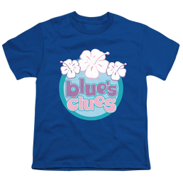Blue's Clues Hawaiian Flowers - Youth T-Shirt Youth T-Shirt (Ages 8-12) Blue's Clues   