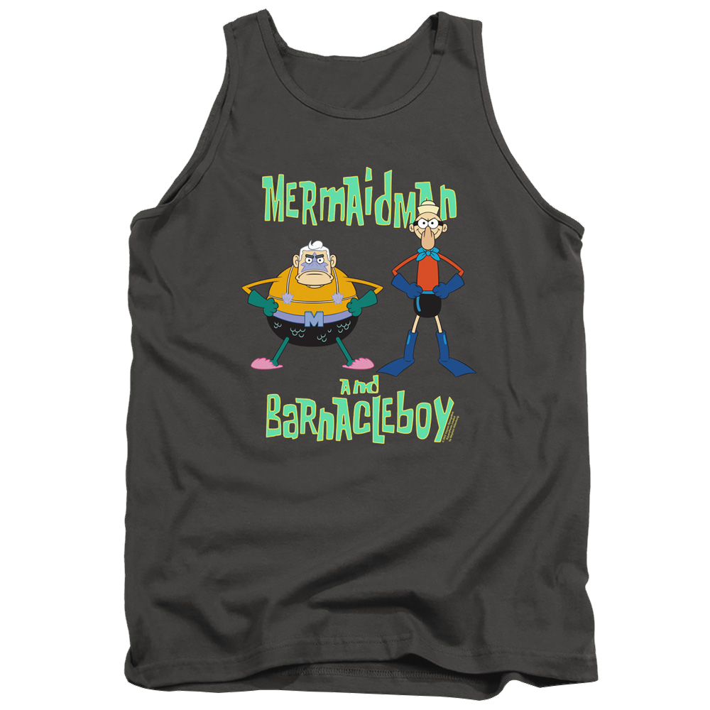SpongeBob SquarePants Mermaid Man And Barnacle Boy - Men's Tank Top Men's Tank SpongeBob SquarePants   