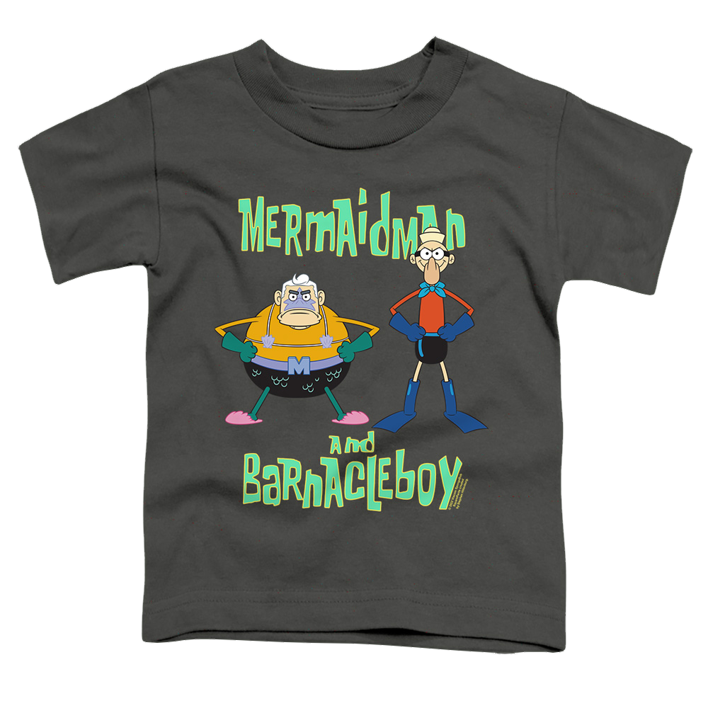 SpongeBob SquarePants Mermaid Man And Barnacle Boy - Toddler T-Shirt Toddler T-Shirt SpongeBob SquarePants   