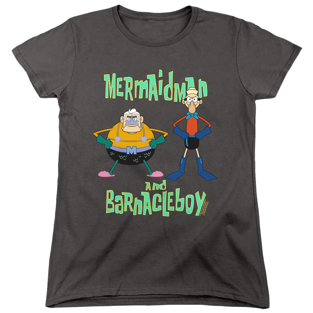 SpongeBob SquarePants Mermaid Man And Barnacle Boy - Women's T-Shirt Women's T-Shirt SpongeBob SquarePants   