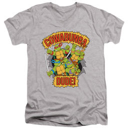 Teenage Mutant Ninja Turtles Cowabunga Dude - Men's V-Neck T-Shirt Men's V-Neck T-Shirt Teenage Mutant Ninja Turtles   