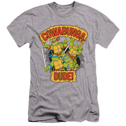 Teenage Mutant Ninja Turtles Cowabunga Dude - Men's Premium Slim Fit T-Shirt Men's Premium Slim Fit T-Shirt Teenage Mutant Ninja Turtles   