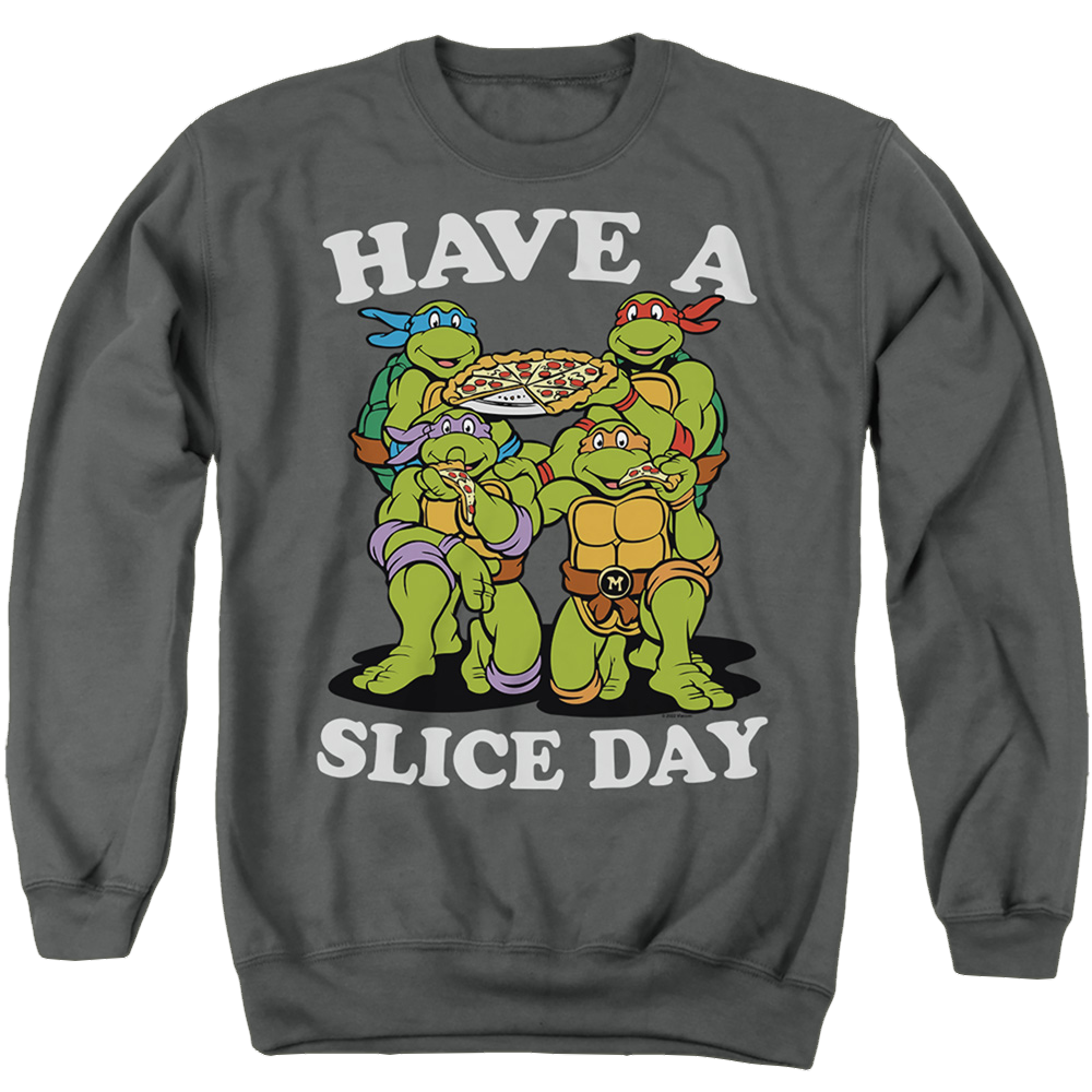 Teenage Mutant Ninja Turtles Have A Slice Day - Men's Crewneck Sweatshirt Men's Crewneck Sweatshirt Teenage Mutant Ninja Turtles   