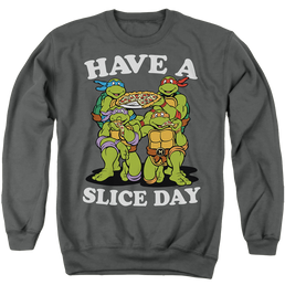 Teenage Mutant Ninja Turtles Have A Slice Day - Men's Crewneck Sweatshirt Men's Crewneck Sweatshirt Teenage Mutant Ninja Turtles   