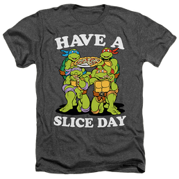 Teenage Mutant Ninja Turtles Have A Slice Day - Men's Heather T-Shirt Men's Heather T-Shirt Teenage Mutant Ninja Turtles   