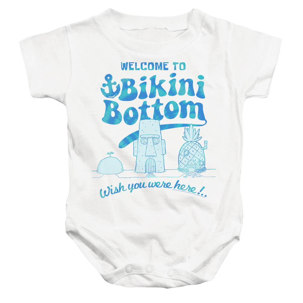 SpongeBob SquarePants Bikini Bottom Welcome - Baby Bodysuit Baby Bodysuit SpongeBob SquarePants   