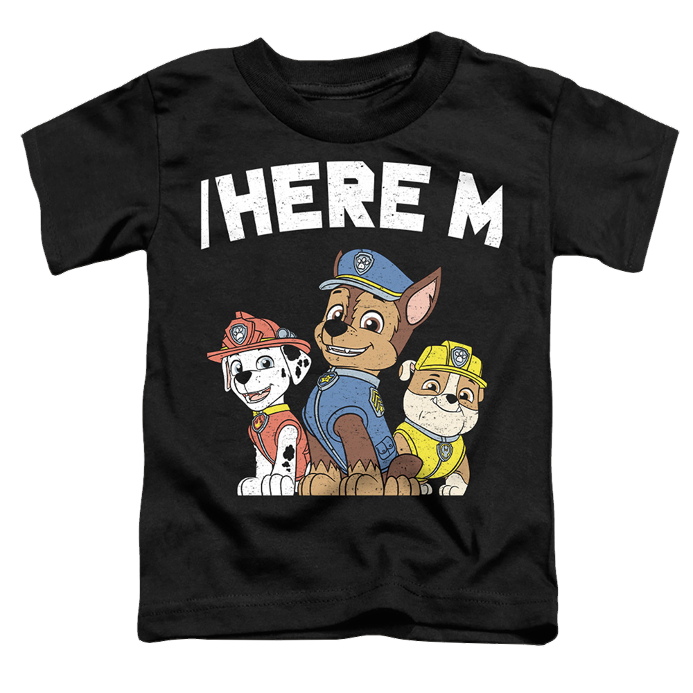 Paw Patrol Where My Pups At? - Toddler T-Shirt Toddler T-Shirt Paw Patrol   