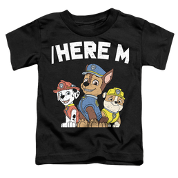 Paw Patrol Where My Pups At? - Toddler T-Shirt Toddler T-Shirt Paw Patrol   