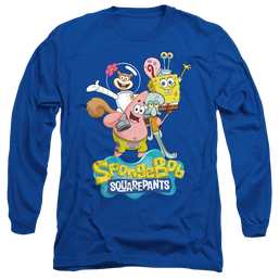 SpongeBob SquarePants Spongebob Group Shot - Men's Long Sleeve T-Shirt Men's Long Sleeve T-Shirt SpongeBob SquarePants   