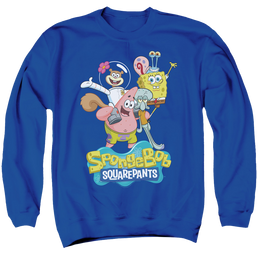 SpongeBob SquarePants Spongebob Group Shot - Men's Crewneck Sweatshirt Men's Crewneck Sweatshirt SpongeBob SquarePants   