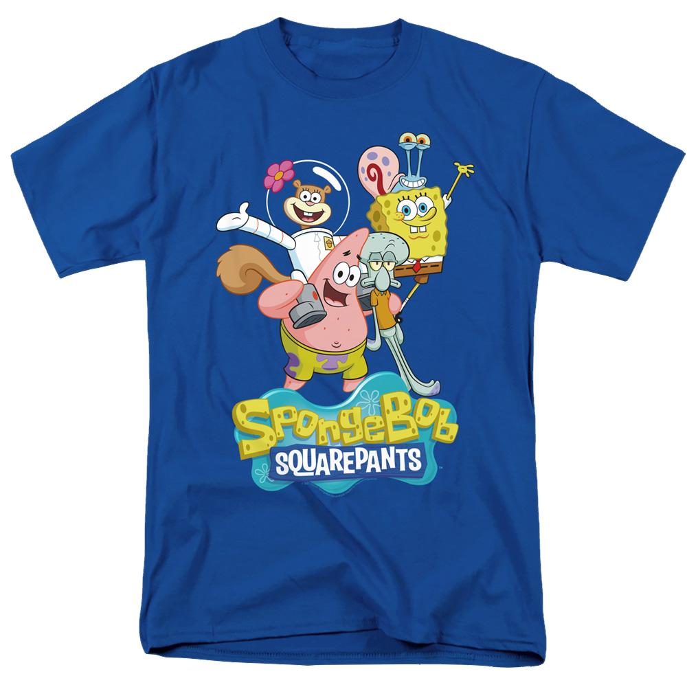 SpongeBob SquarePants Spongebob Group Shot - Men's Regular Fit T-Shirt Men's Regular Fit T-Shirt SpongeBob SquarePants   