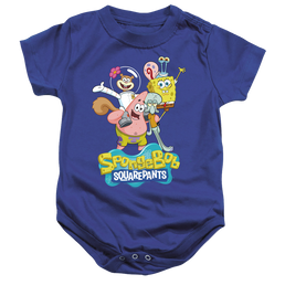 SpongeBob SquarePants Spongebob Group Shot - Baby Bodysuit Baby Bodysuit SpongeBob SquarePants   