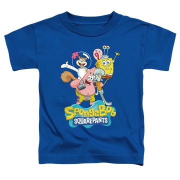 Royal toddler t-shirt with SpongeBob SquarePants Spongebob Group Shot graphic