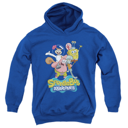 SpongeBob SquarePants Spongebob Group Shot - Youth Hoodie Youth Hoodie (Ages 8-12) SpongeBob SquarePants   