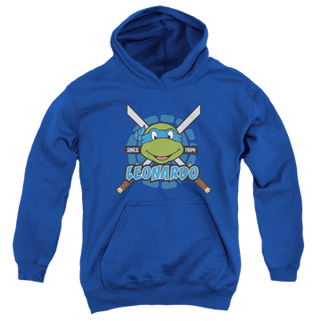 Royal youth hoodie for ages 8 to 12 with Teenage Mutant Ninja Turtles Leonardo Since 1984 graphic