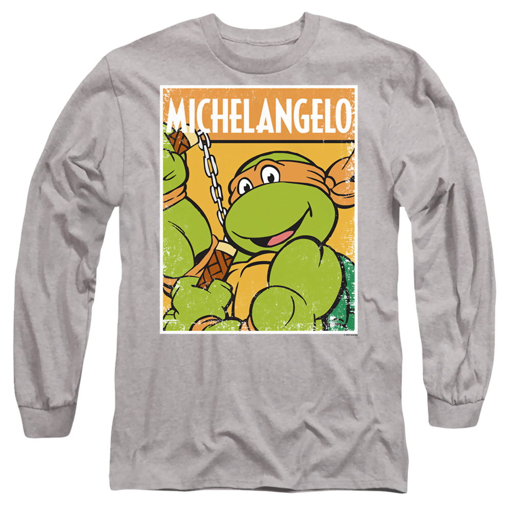 Teenage Mutant Ninja Turtles Tmnt Mikey - Men's Long Sleeve T-Shirt Men's Long Sleeve T-Shirt Teenage Mutant Ninja Turtles   