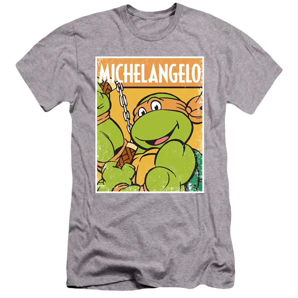 Teenage Mutant Ninja Turtles Tmnt Mikey - Men's Premium Slim Fit T-Shirt Men's Premium Slim Fit T-Shirt Teenage Mutant Ninja Turtles   