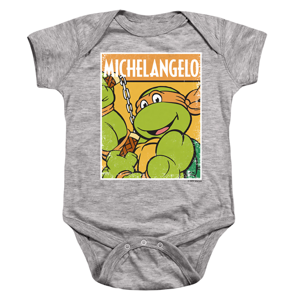Teenage Mutant Ninja Turtles Tmnt Mikey - Baby Bodysuit Baby Bodysuit Teenage Mutant Ninja Turtles   