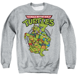 Teenage Mutant Ninja Turtles Tmnt Group - Men's Crewneck Sweatshirt Men's Crewneck Sweatshirt Teenage Mutant Ninja Turtles   