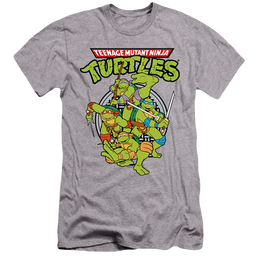 Teenage Mutant Ninja Turtles Tmnt Group - Men's Premium Slim Fit T-Shirt Men's Premium Slim Fit T-Shirt Teenage Mutant Ninja Turtles   