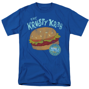Royal men's regular fit t-shirt with SpongeBob SquarePants Krusty Krab graphic