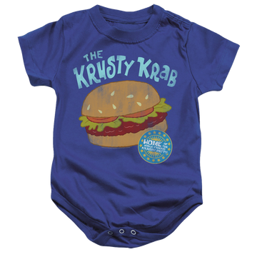 Royal baby bodysuit with SpongeBob SquarePants Krusty Krab graphic