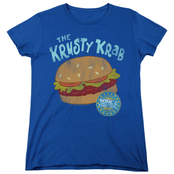 Royal women's t-shirt with SpongeBob SquarePants Krusty Krab graphic