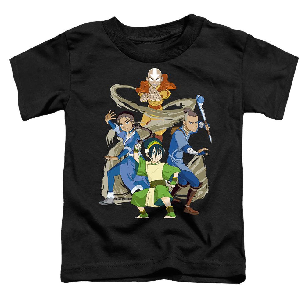 Avatar The Last Airbender Team Avatar Elements - Toddler T-Shirt Toddler T-Shirt Avatar The Last Airbender   