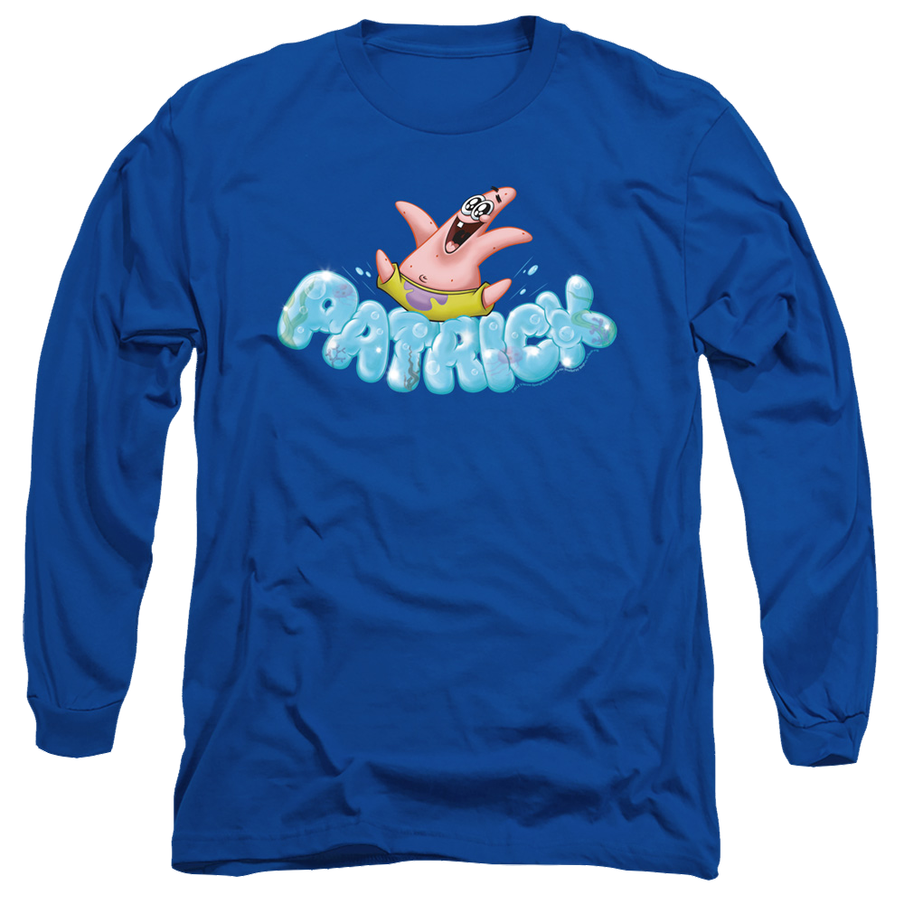 SpongeBob SquarePants Happy Go Lucky Patrick - Men's Long Sleeve T-Shirt Men's Long Sleeve T-Shirt SpongeBob SquarePants   