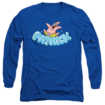 Royal men's long sleeve t-shirt with SpongeBob SquarePants Happy Go Lucky Patrick graphic