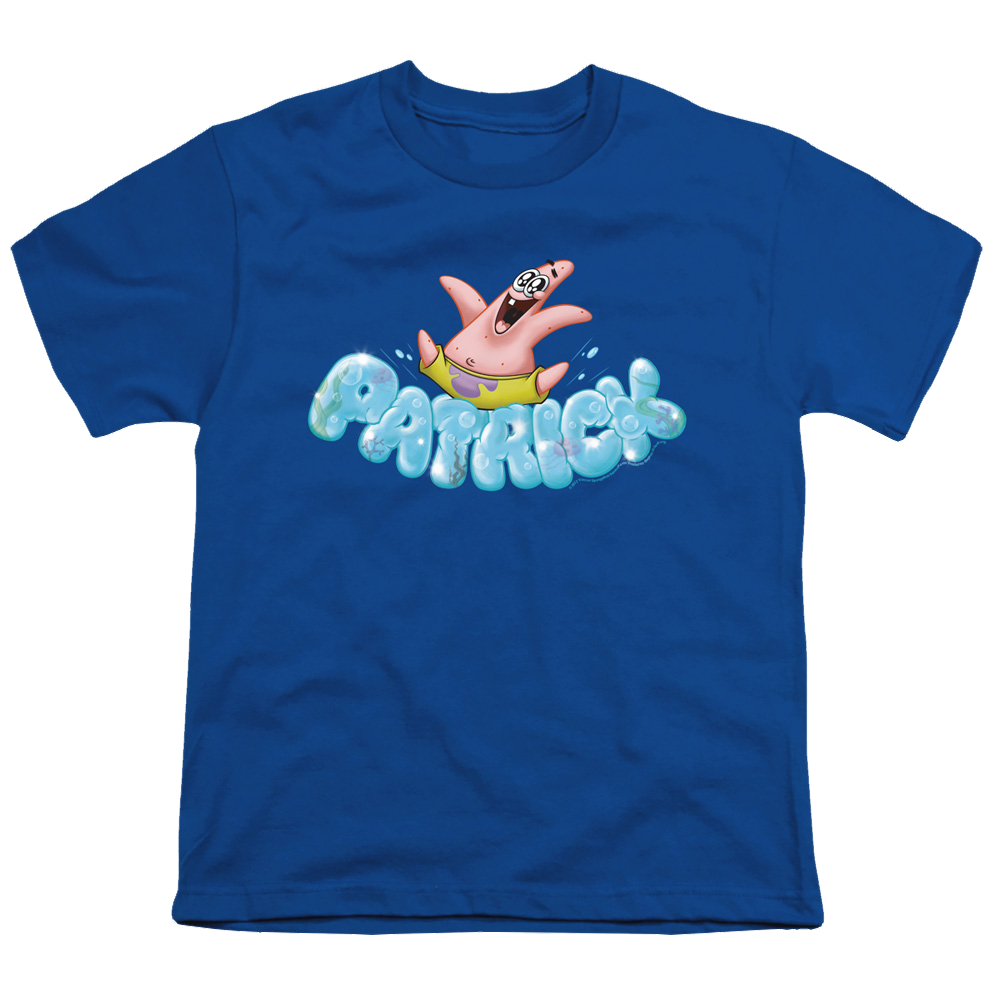 SpongeBob SquarePants Happy Go Lucky Patrick - Youth T-Shirt Youth T-Shirt (Ages 8-12) SpongeBob SquarePants   