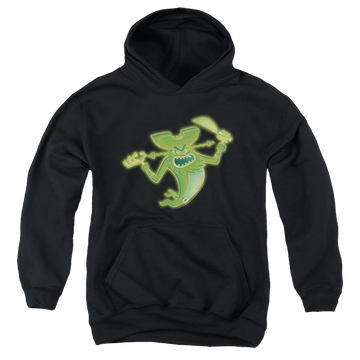 Black youth hoodie for ages 8 to 12 with SpongeBob SquarePants The Flying Dutchman graphic