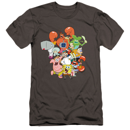SpongeBob SquarePants The Whole Gang - Men's Premium Slim Fit T-Shirt Men's Premium Slim Fit T-Shirt SpongeBob SquarePants   