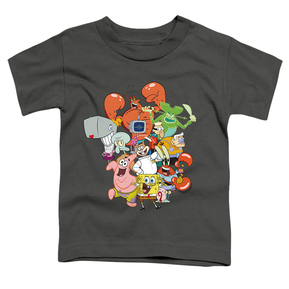 SpongeBob SquarePants The Whole Gang - Toddler T-Shirt Toddler T-Shirt SpongeBob SquarePants   