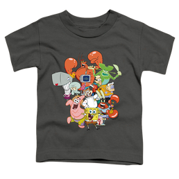 SpongeBob SquarePants The Whole Gang - Toddler T-Shirt Toddler T-Shirt SpongeBob SquarePants   