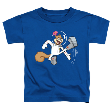 Royal kid's t-shirt for ages 4 to 7 with SpongeBob SquarePants Karate Sandy graphic