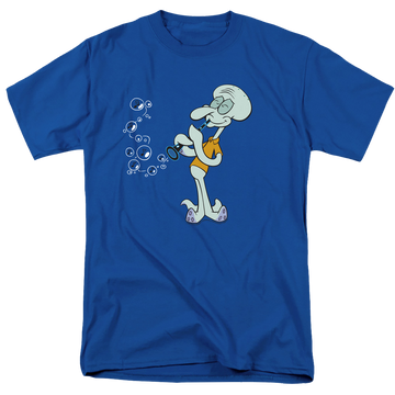 Royal men's regular fit t-shirt with SpongeBob SquarePants Squidward’S Clarinet graphic