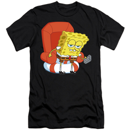 SpongeBob SquarePants Head Out Meme - Men's Premium Slim Fit T-Shirt Men's Premium Slim Fit T-Shirt SpongeBob SquarePants   