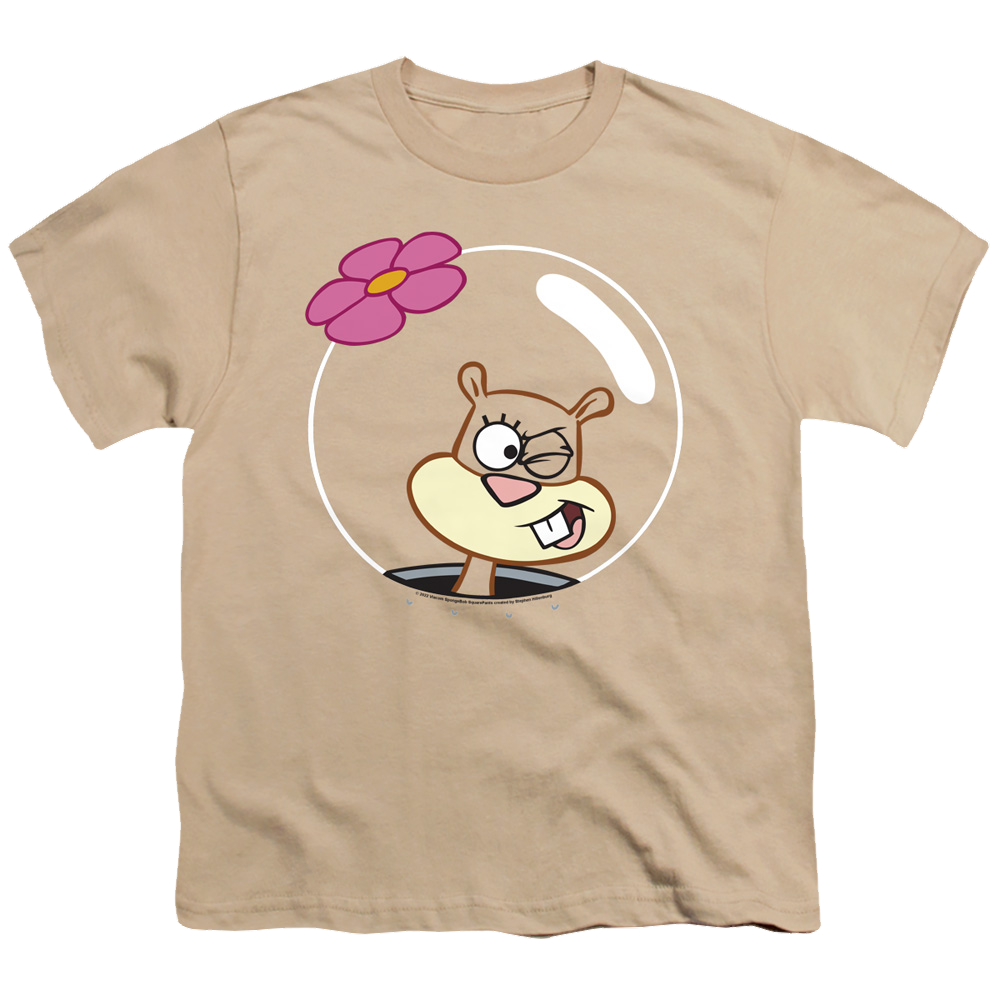 SpongeBob SquarePants Sandy Wink Face - Youth T-Shirt Youth T-Shirt (Ages 8-12) SpongeBob SquarePants   