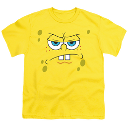 SpongeBob SquarePants Angry Face - Youth T-Shirt Youth T-Shirt (Ages 8-12) SpongeBob SquarePants   