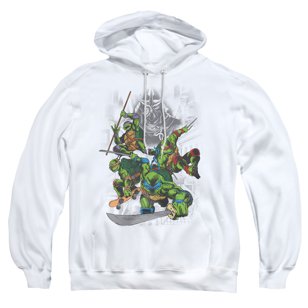Teenage Mutant Ninja Turtles Shredder And Turtles Comic - Pullover Hoodie Pullover Hoodie Teenage Mutant Ninja Turtles   