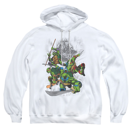 Teenage Mutant Ninja Turtles Shredder And Turtles Comic - Pullover Hoodie Pullover Hoodie Teenage Mutant Ninja Turtles   